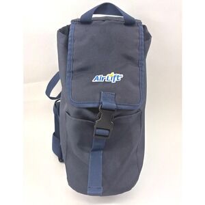 AirLift Navy Blue Oxygen Cylinder Backpack Shoulder Bag Medical Tank Case